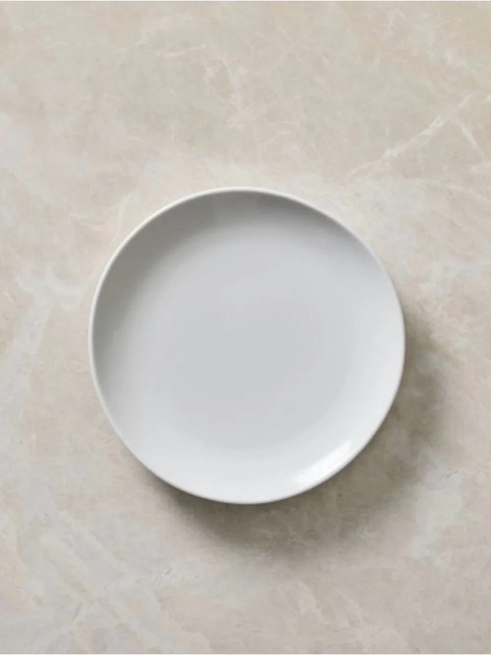 West Elm White Organic Porcelain Appetizer Plate Sets - Set of 4